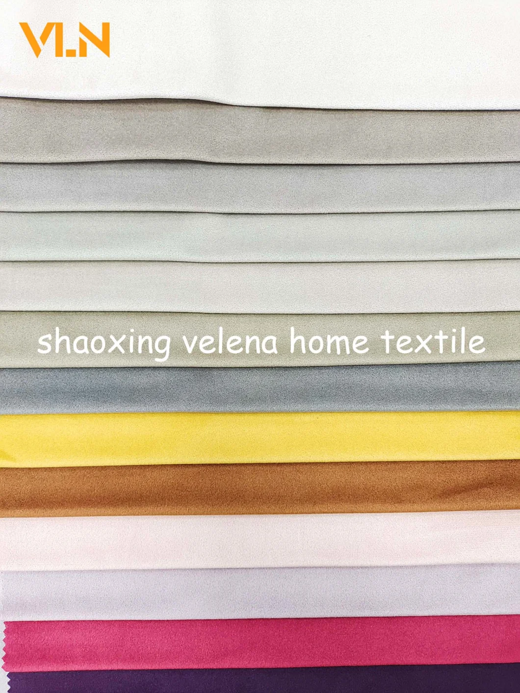 New Arrival 100%Polyester DTY Holland Velvet Plain Dyed Home Textile Furniture Upholstery Sofa Curtain Fabric